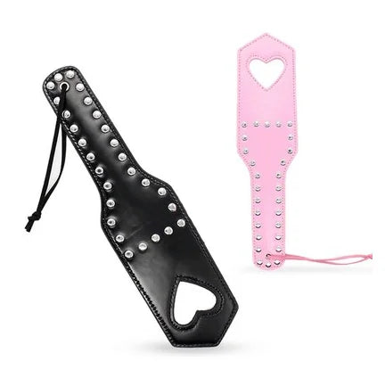 Heart-Shaped Leather Erotic Spanking Toy