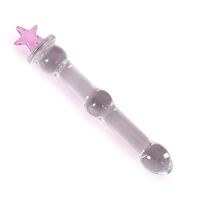 Crystal Glass Dildo Beads