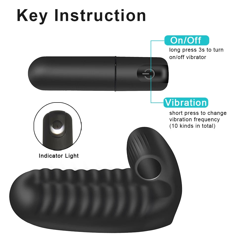 2 Finger Sleeve Vibrator