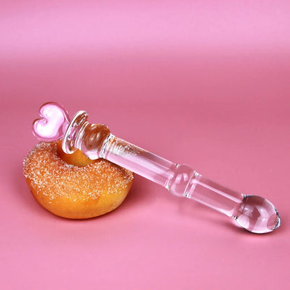 Crystal Glass Dildo Beads