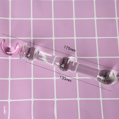 Crystal Glass Dildo Beads