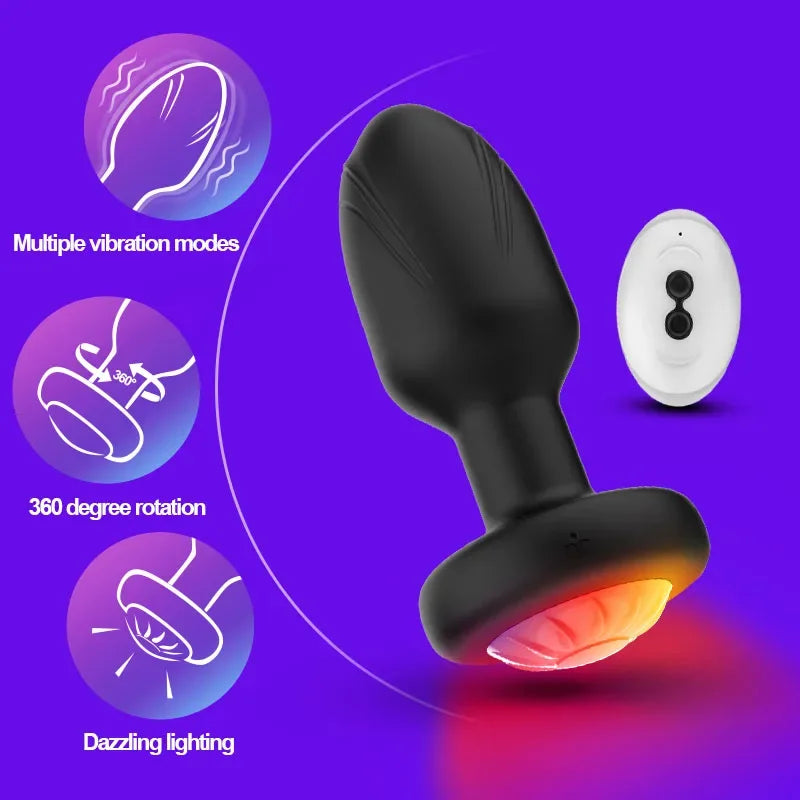 Vibrator Remote Controlled Plug