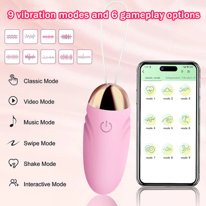 Wireless Bluetooth Dildo Vibrator