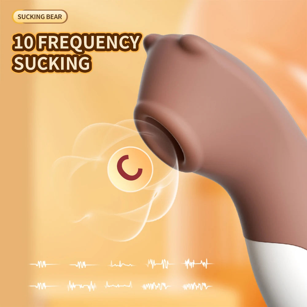 Bear Sucking Vibrator