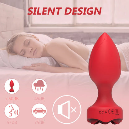 Rose Vibrator Dildo Plug