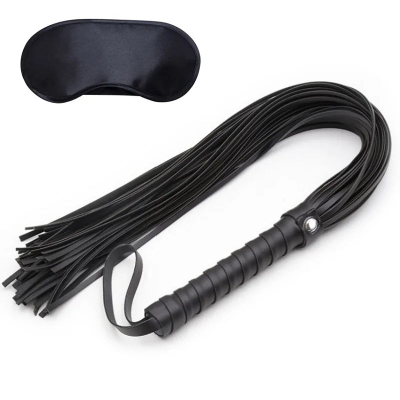 Whip Spanking Flogger With Eye Patch