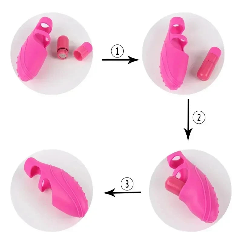 Single Finger Sleeve Vibrator