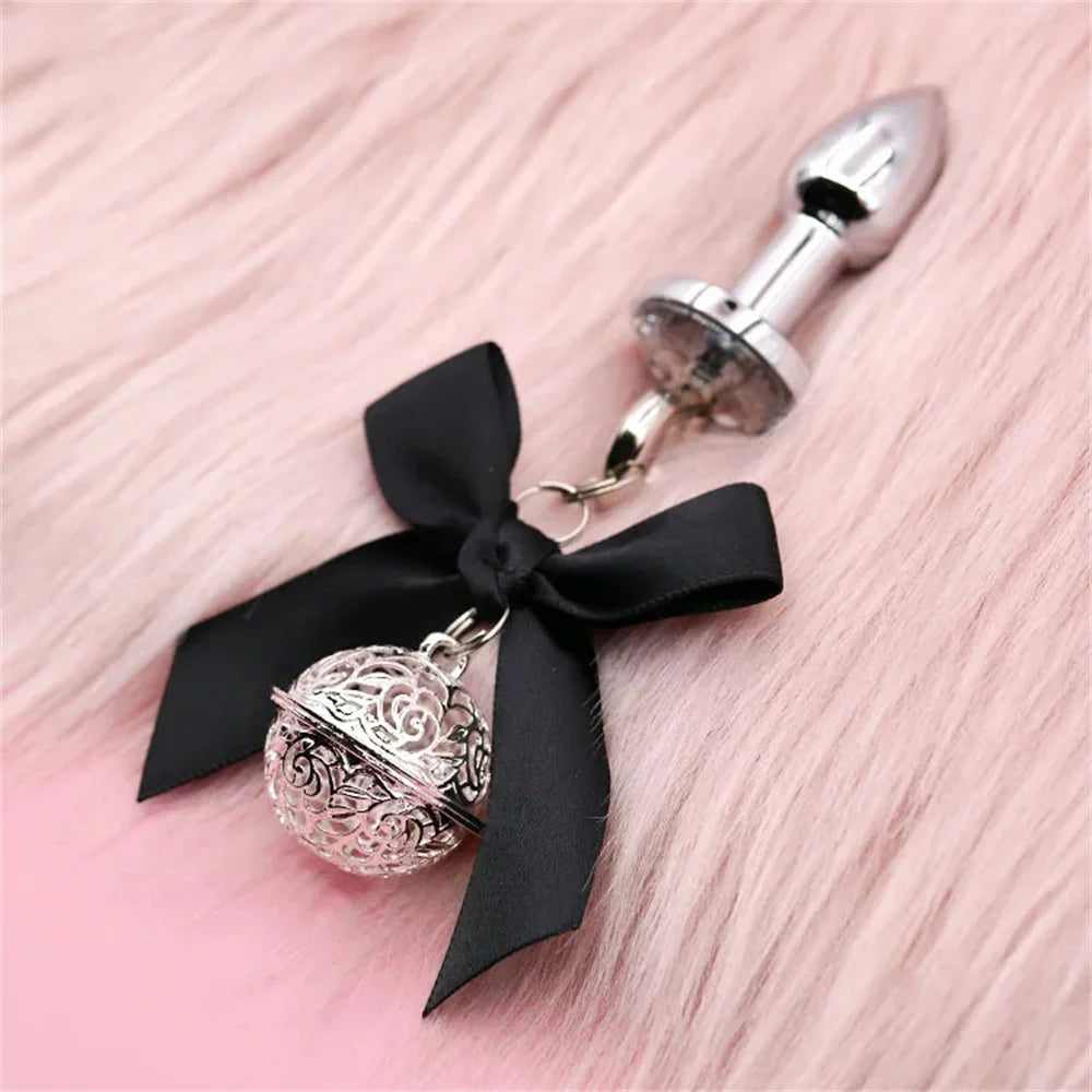 Bell Bow Stainless Steel Plug