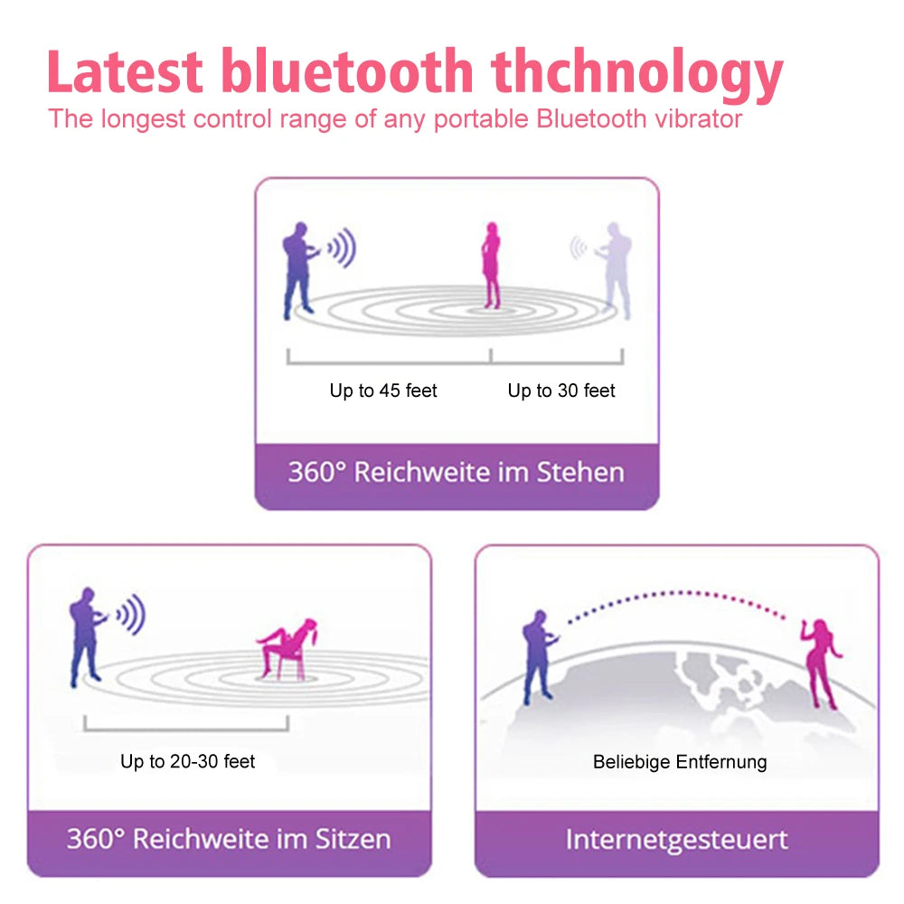 2 In 1 Vibrator Wireless Bluetooth