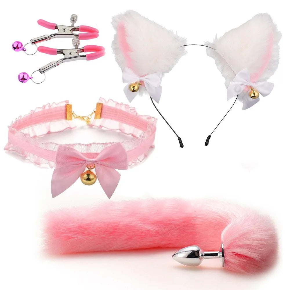 Cosplay Tail Fox Accessories Set