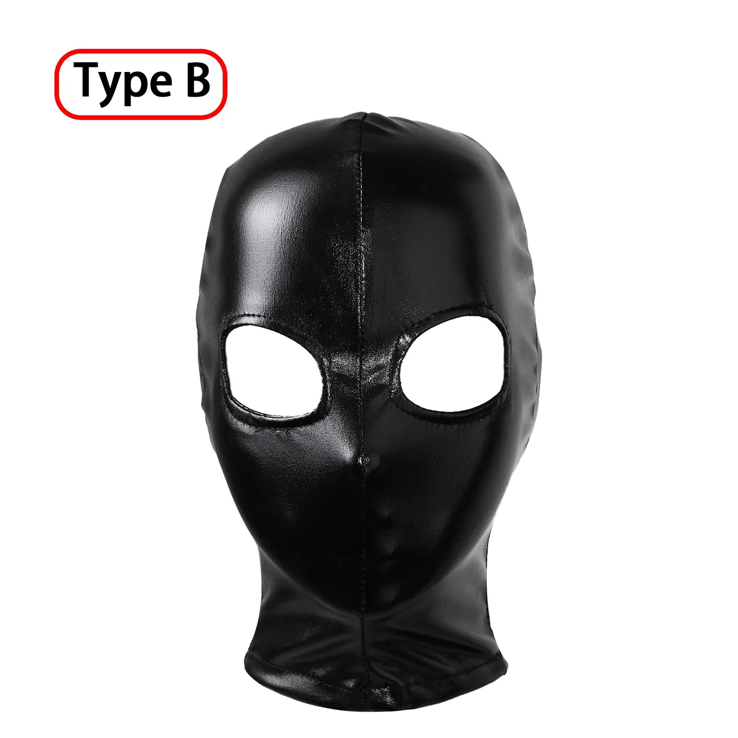 Cosplay Leather Face Mask