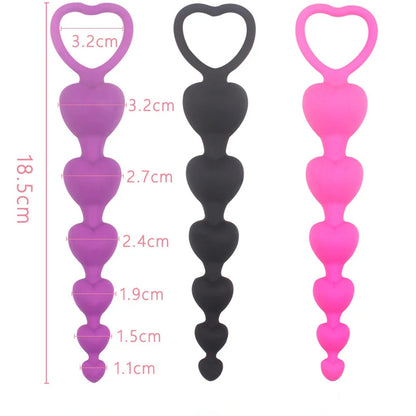 Heart beads Soft Plug