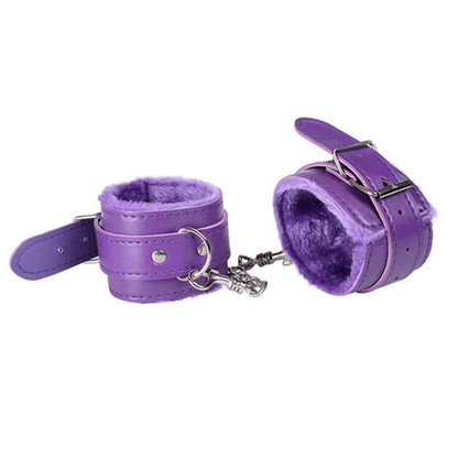 Hand Cuffs & Ankle Cuffs with Whip